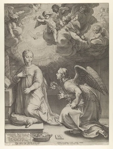 Annunciation, from "The Birth and Early Life of Christ"