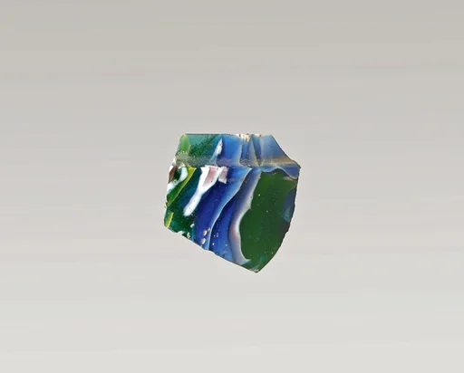 Glass mosaic box (pyxis) fragment