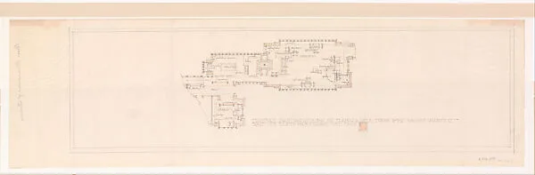 Francis W. Little House: Furniture Plan — Frank Lloyd Wright