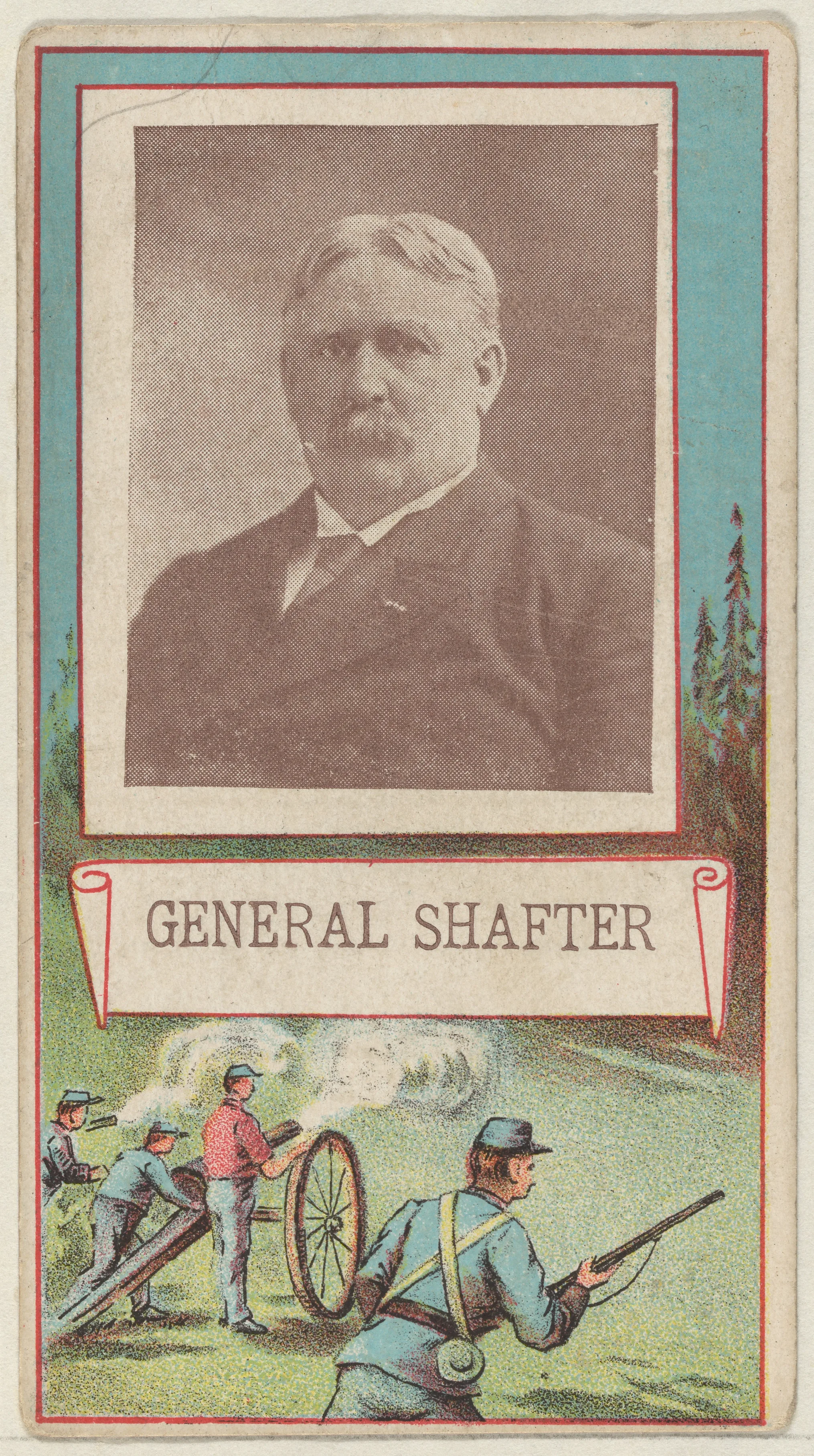 General Shafter, from the "Generals" series (T64), issued by D.H. McAlpin & Co. Tobacco Company — D.H. McAlpin & Co. Tobacco Company