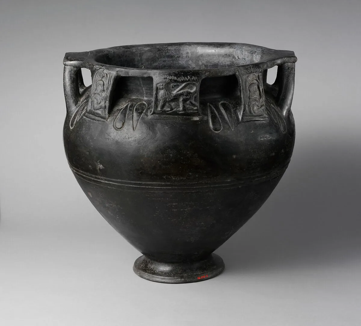 Terracotta column-krater (bowl for mixing wine and water) — Unknown