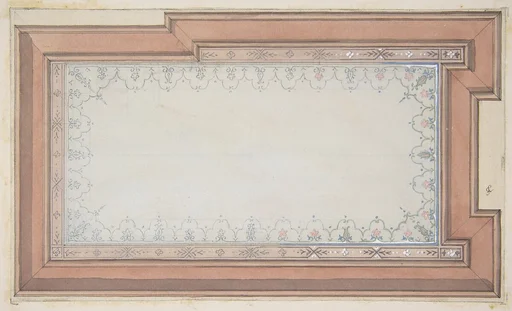 Design for the painted decoration of a ceiling