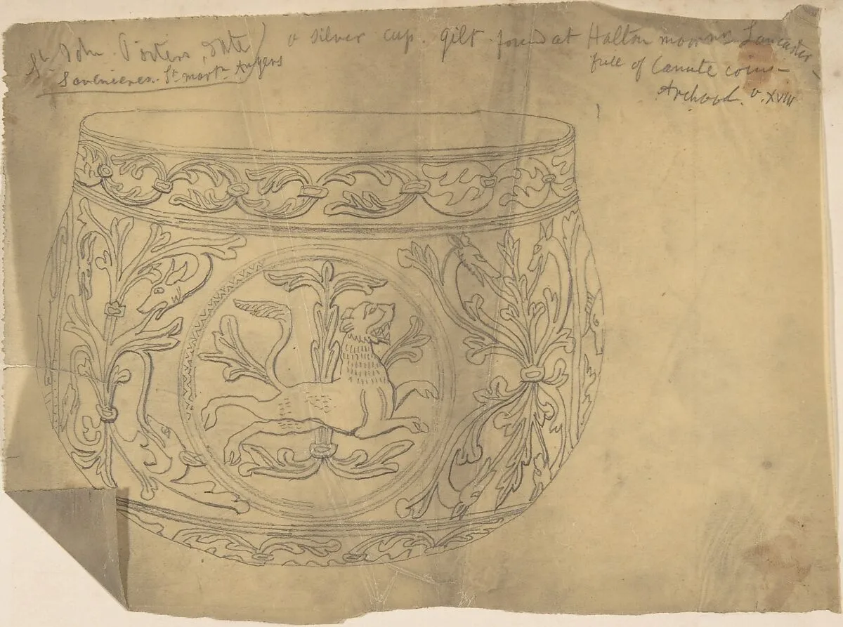Medieval Silver Cup — Anonymous, British, 19th century