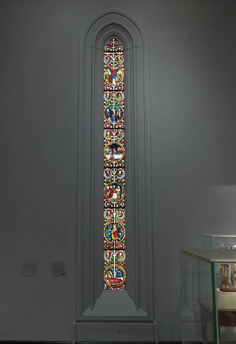 Tree of Jesse Window: The Reclining Jesse, King David, and Scenes from the Life of Jesus — Unknown