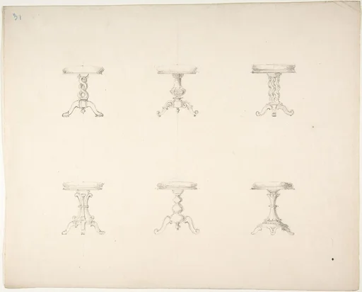 Design for Six Tripod Tables