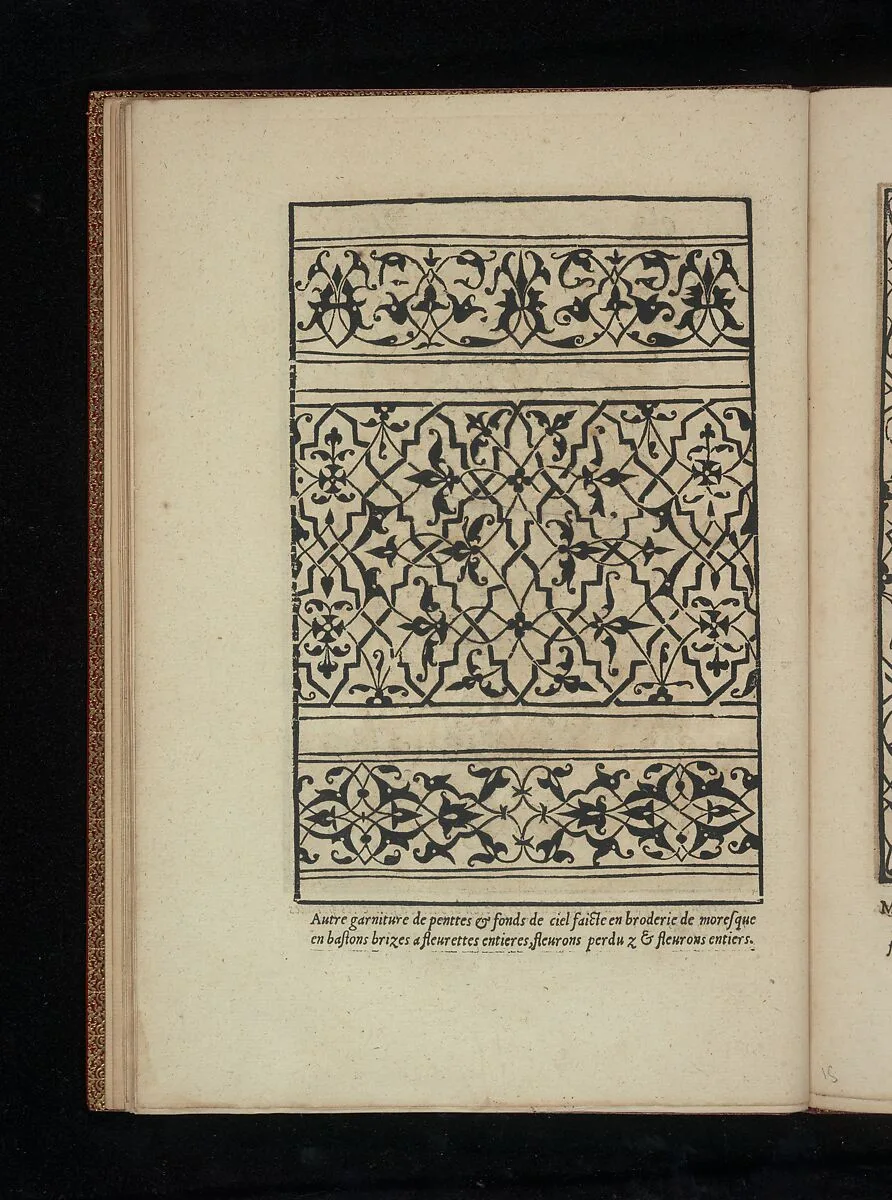 Livre de Moresques, page 15 (verso) — Hiérosme de Gormont|Cornelis Bos|Francesco di Pellegrino