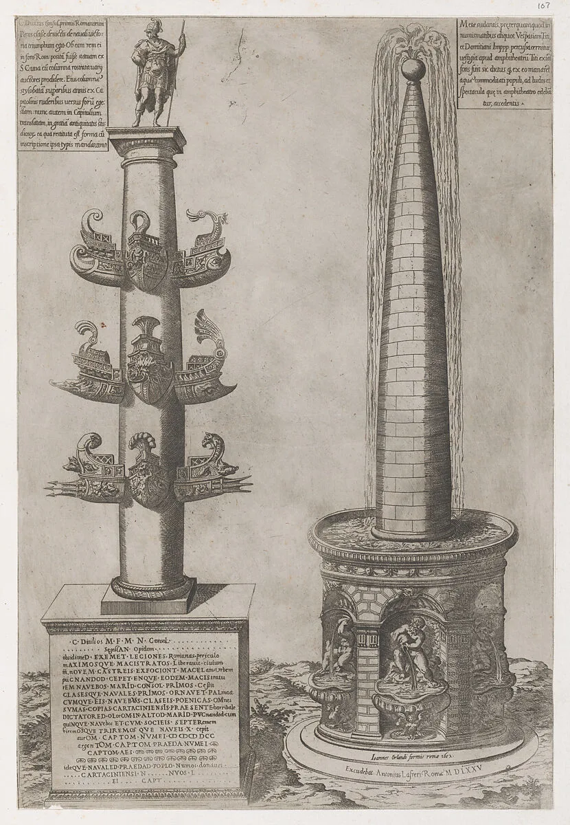 Speculum Romanae Magnificentiae: Column of Duilius — Anonymous|Antonio Lafreri