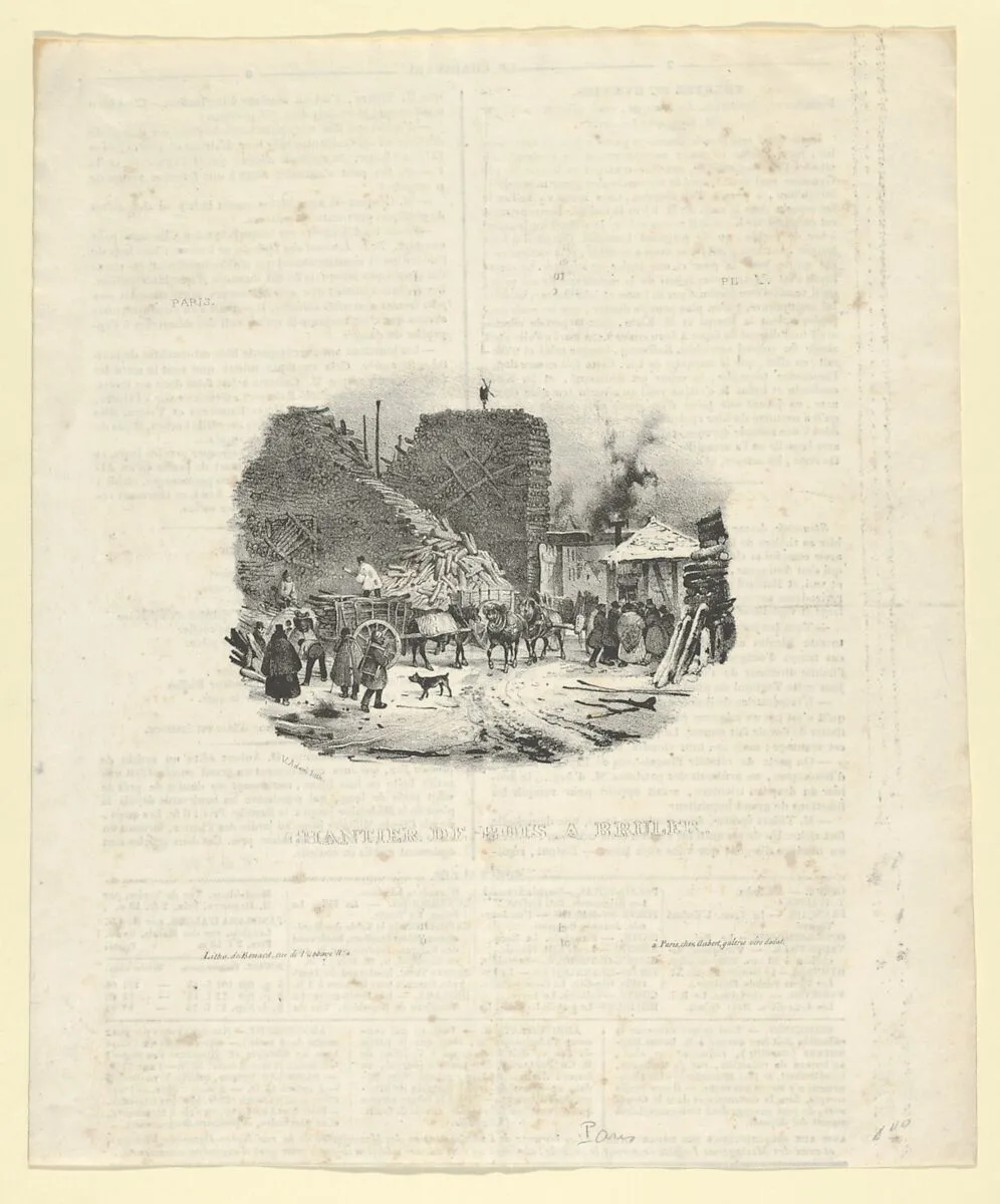 Chantier de Bois a Bruler — Benard|Victor Adam|Aubert