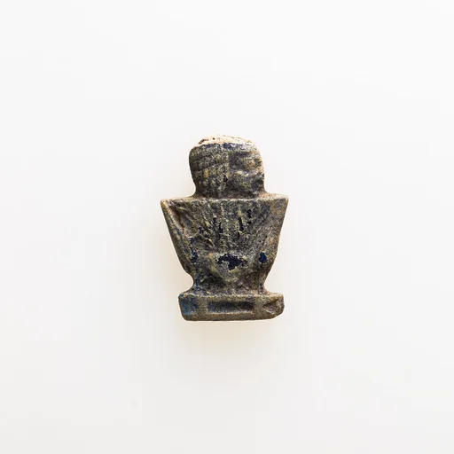 Amulet depicting human head emerging from lotus