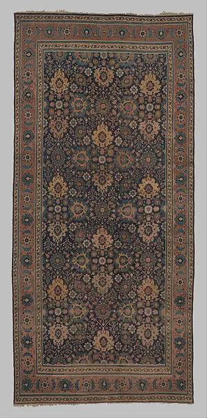 Blue-ground Harshang Carpet — Unknown