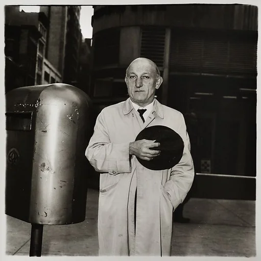 Man at a parade on Fifth Avenue, N.Y.C.