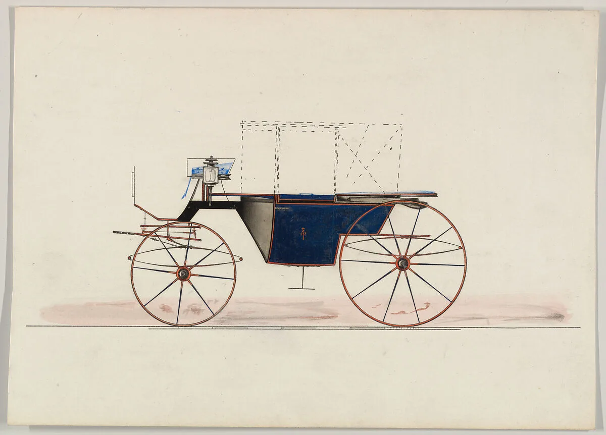 Design for Double Front Landaulet (unnumbered) — Brewster & Co.