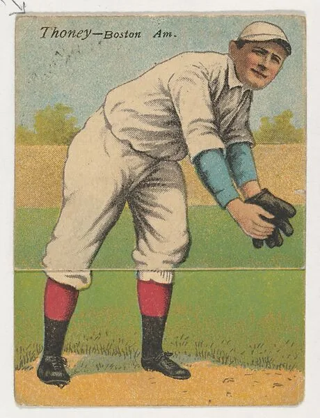 Thoney, Boston, American League, from the Mecca Double Folder series (T201) — Mecca Cigarettes