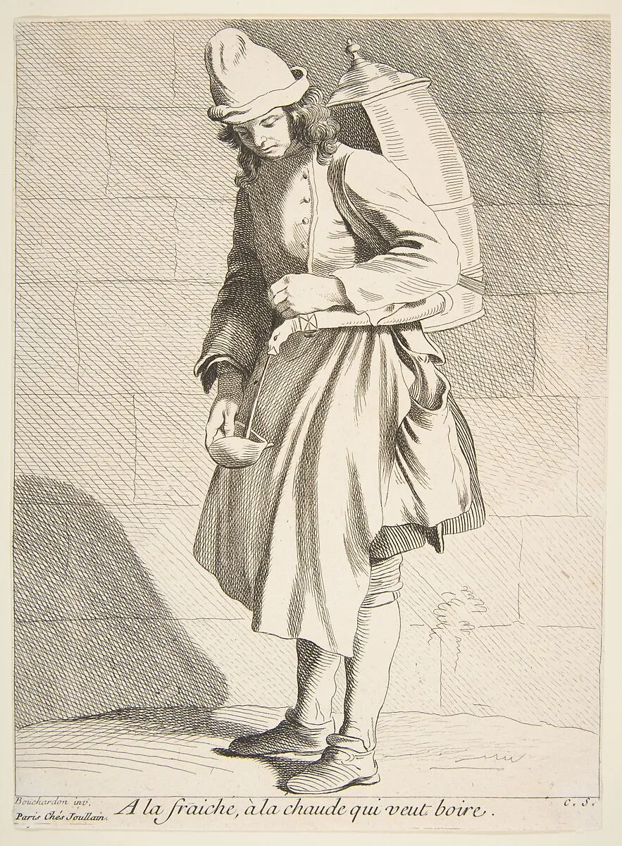 Drinks Vendor — Edme Bouchardon|Anne Claude Philippe de Tubières, comte de Caylus|François Joullain