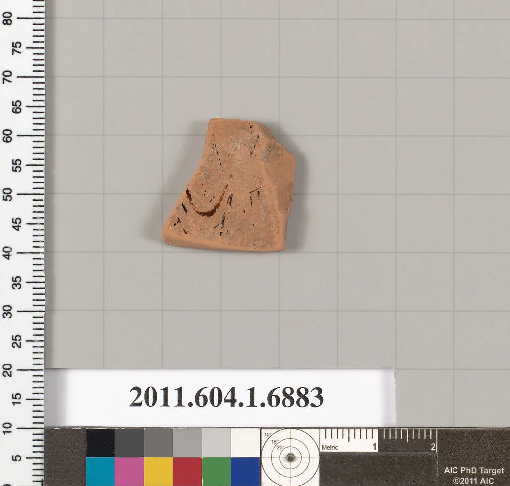 Terracotta fragment of a kylix (drinking cup) — Unknown