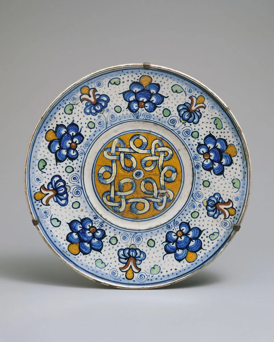 Maiolica: Plate (tagliere) — Unknown