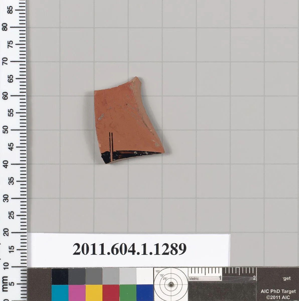Terracotta fragment of a kylix (drinking cup) — Unknown