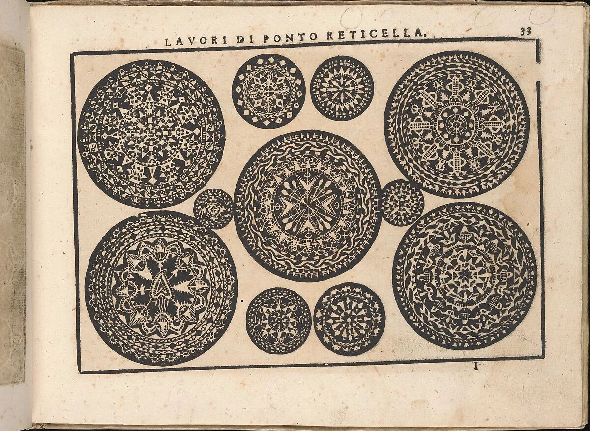 Fiore D'Ogni Virtu Per le Nobili Et Honeste Matrone, page 33 (recto) — Isabella Catanea Parasole|Antonio Fachetti