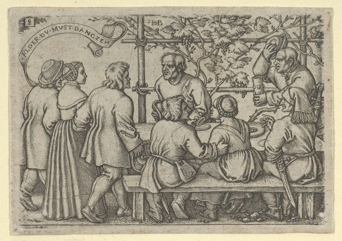 Peasants' Feast from The Peasants' Feast or the Twelve Months — Sebald Beham