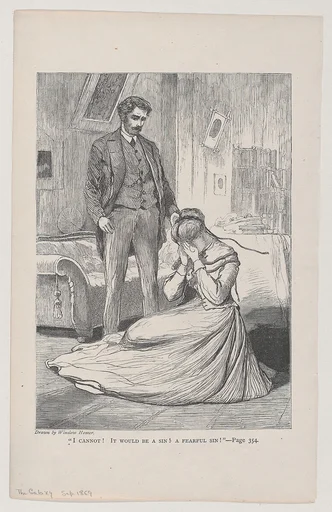 "I Cannot! It Would Be a Sin! A Fearful Sin!" (The Galaxy, An Illustrated Magazine of Entertaining Reading, Vol. VI)