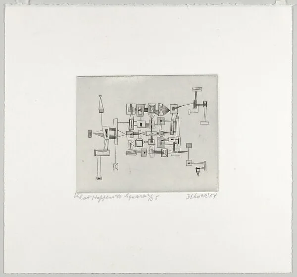 What Happens to Squares — Dorothy Dehner