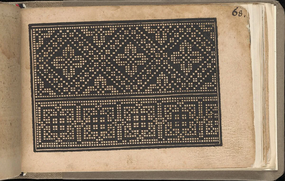 Schön newes Modelbuch (Page 68r) — Sigismundus Latomus