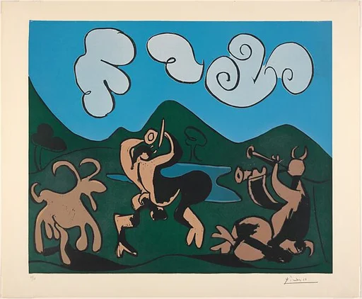Fauns and Goat