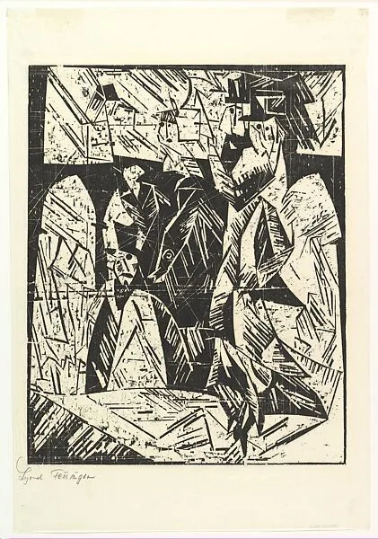 Promenaders (Spaziergänger) — Lyonel Charles Feininger