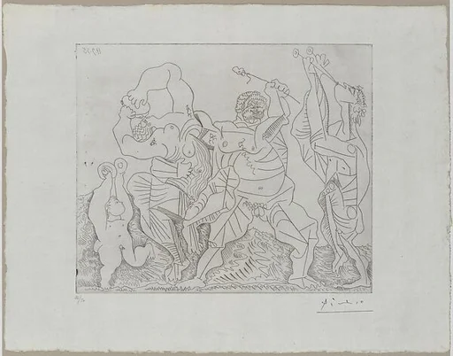 Bacchanal with a Child Playing Cymbals