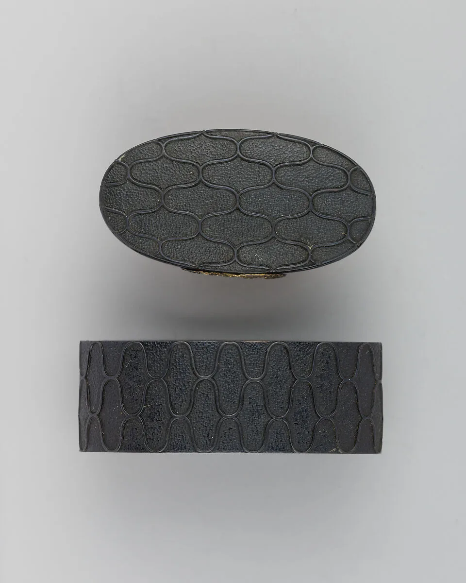 Sword-Hilt Collar and Pommel (Fuchigashira) — Unknown