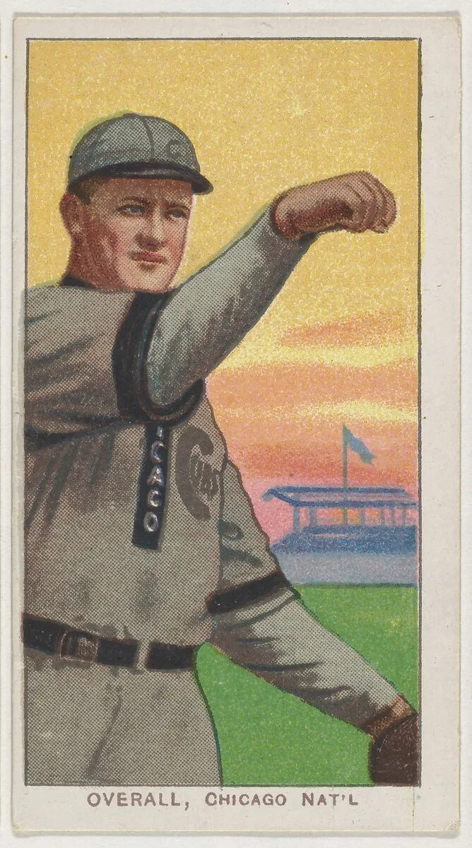 Overall, Chicago, National League, from the White Border series (T206) for the American Tobacco Company — American Tobacco Company