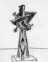 Sketch for "Pioneer" — Seymour Lipton