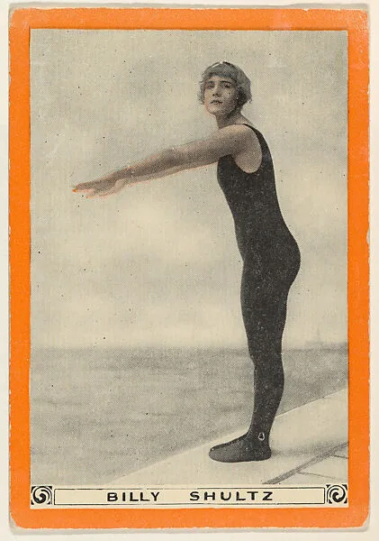 Billy Shultz, No. 43, The Start of a Race, from the Champion Women Swimmers series (T221), issued by Pan Handle Scrap — Pan Handle Scrap Company