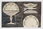 Design for a Table Service with a Compotier, Sauce Boat and a Plate — Hélène Forichon