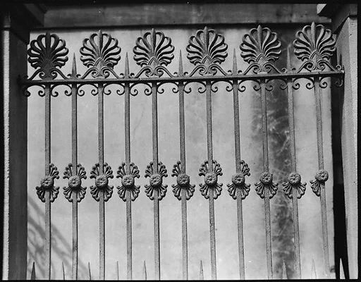 [Cast-Iron Fence Detail, New Orleans, Louisiana]