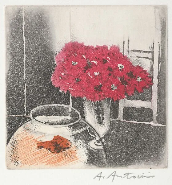 Untitled, Still Life with Goldfish Bowl — André Antonini