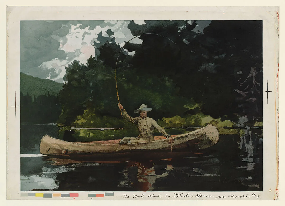 The North Woods — Winslow Homer|Louis Prang & Co.