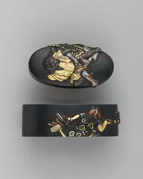 Sword-Hilt Collar and Pommel (Fuchigashira) — Unknown