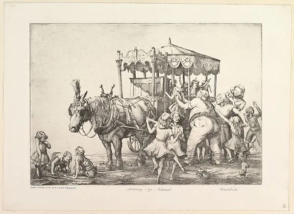 Merry-Go-Round — Frank Paul Besedick|WPA