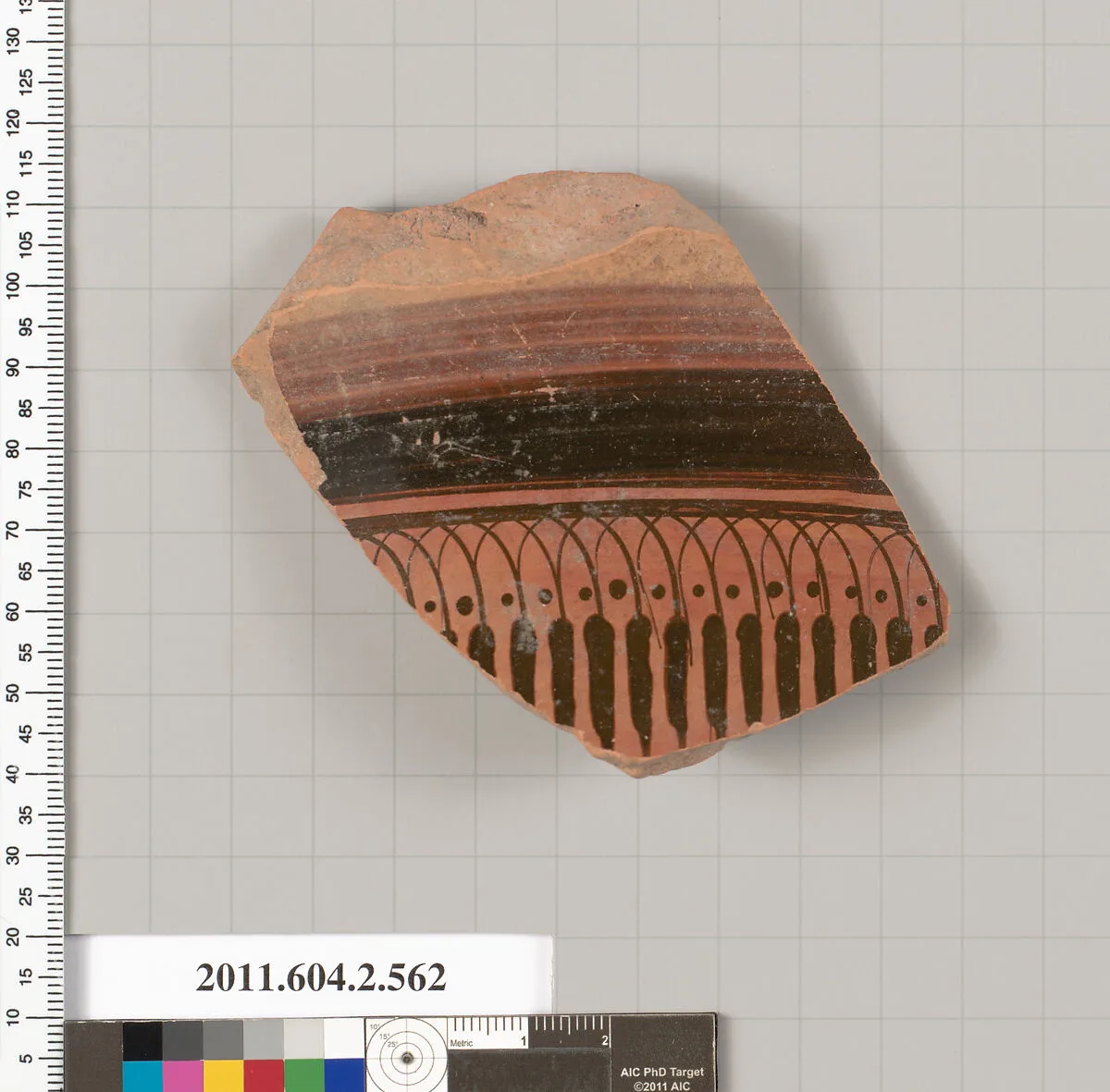 Terracotta fragment of a column-krater (bowl for mixing wine and water) — Unknown