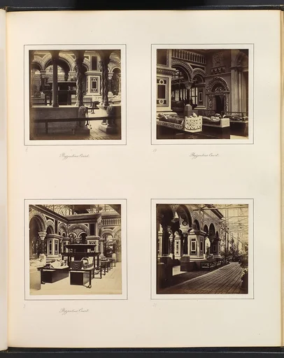 [Views of Byzantine Court with Royal Effigies]