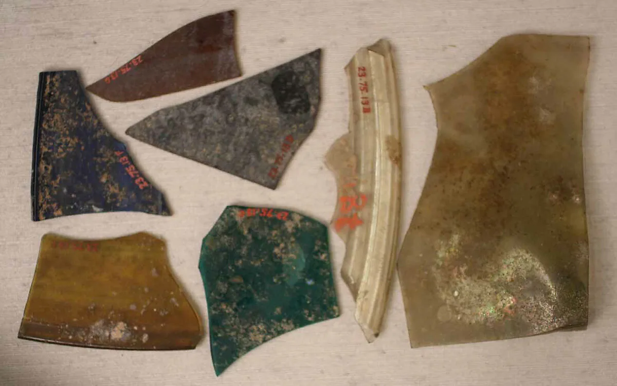 Seven Glass Fragments — Unknown