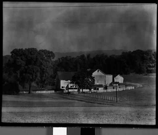 [Farm Buildings, Estate of Suzette Morton Hamill, Lake Forest, Illinois?]