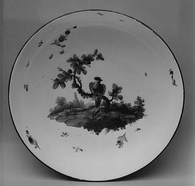 Saucer (part of a service) — Frankenthal Porcelain Manufactory|Adam Bergdoll|Karl Theodor period
