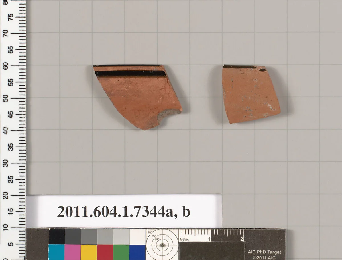 Terracotta rim fragments of kylikes (drinking cups) — Unknown