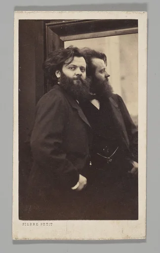 [Studio Portrait: Self-Portrait Standing by a Mirror]