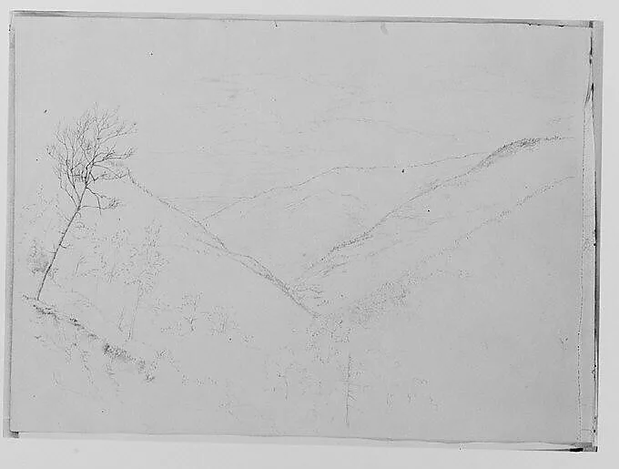 Catskill Clove (from Sketchbook) — Thomas Hewes Hinckley