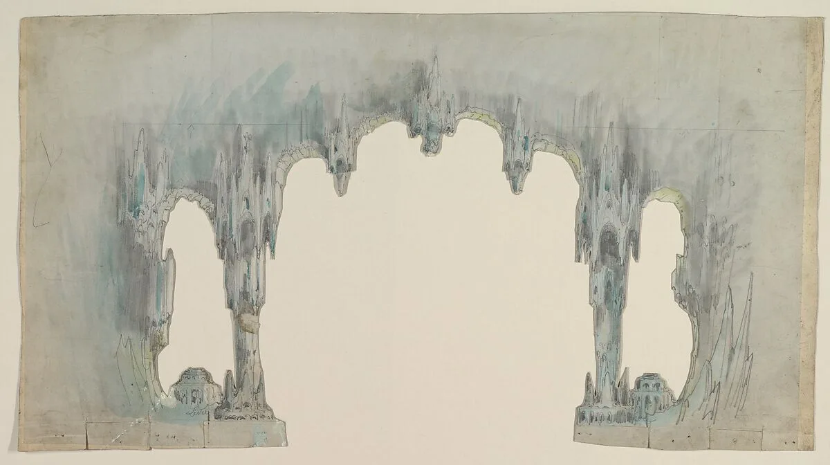 Design for a Stage Set — Eugène Cicéri