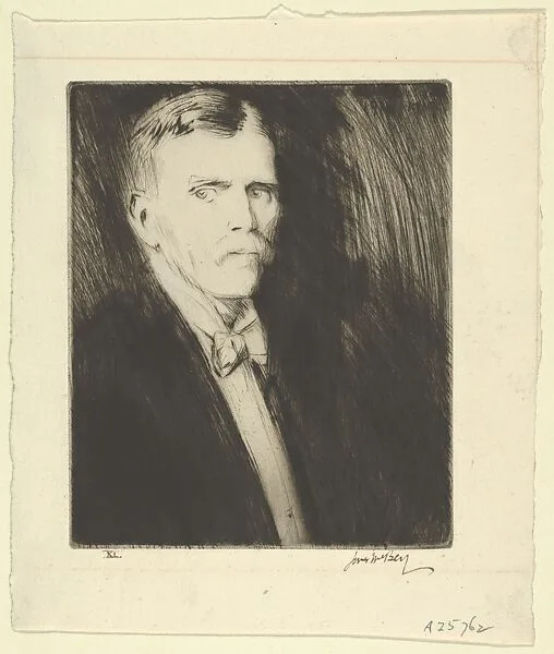 Portrait of Frank Gibson — James McBey