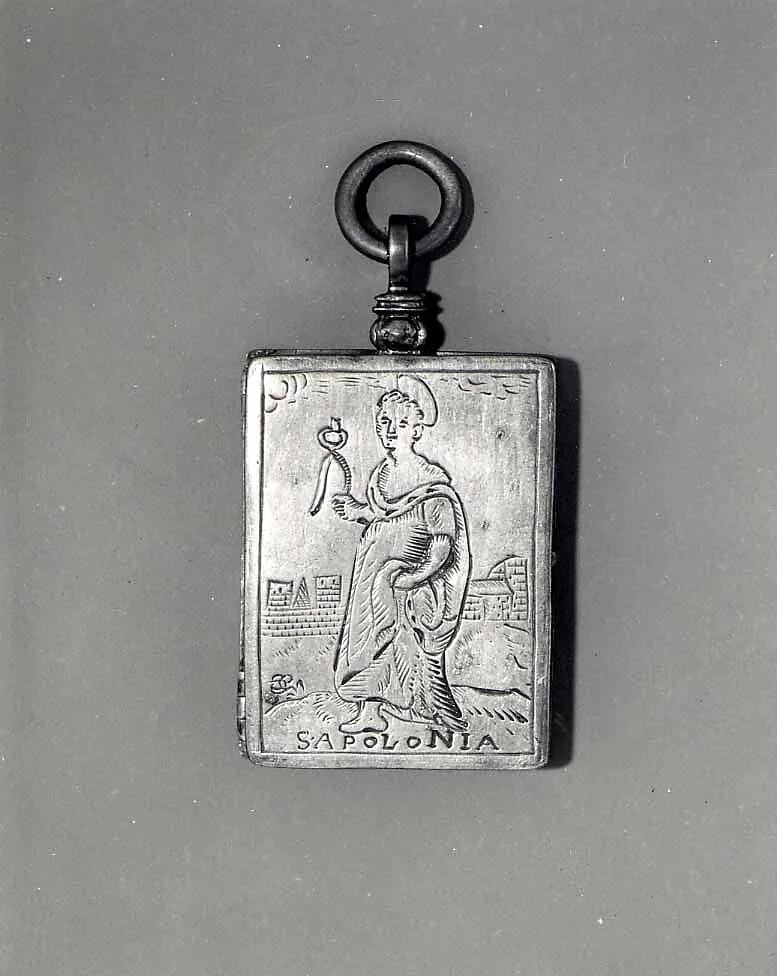 Devotional diptych pendant — Unknown